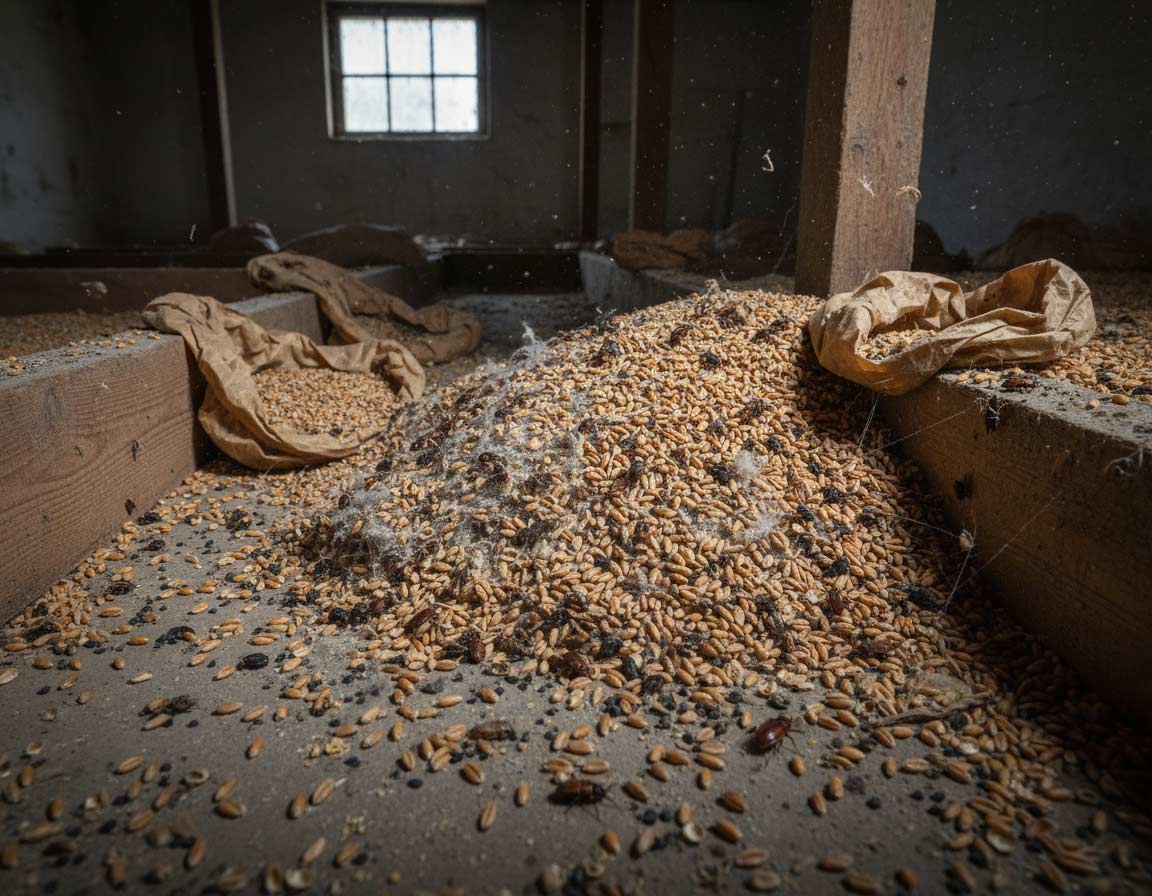Schädlinge im Getreidelager Schädlinge im Getreidelager