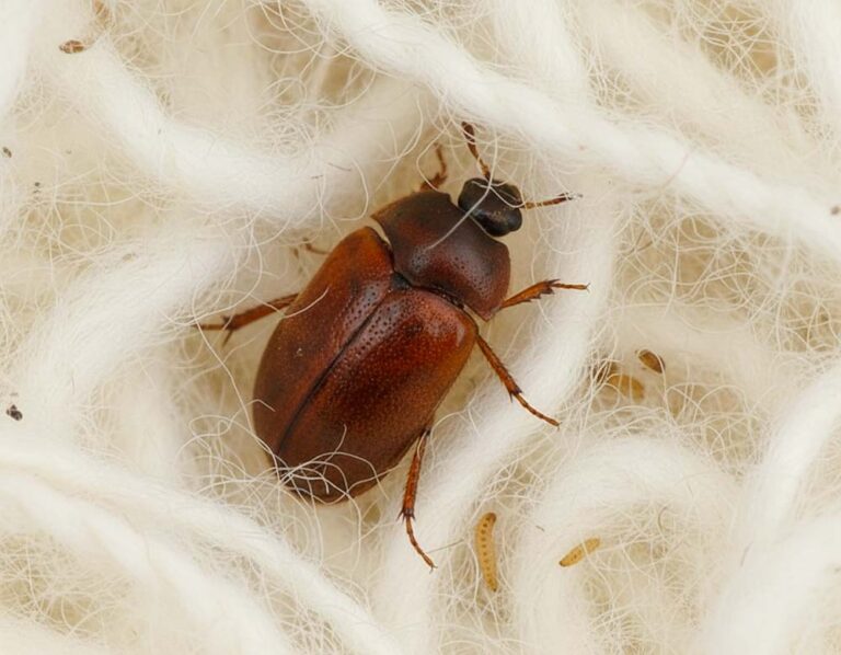 Mehr über den Artikel erfahren Pelzkäfer – Pelzkäferbefall aufdecken und gezielt bekämpfen