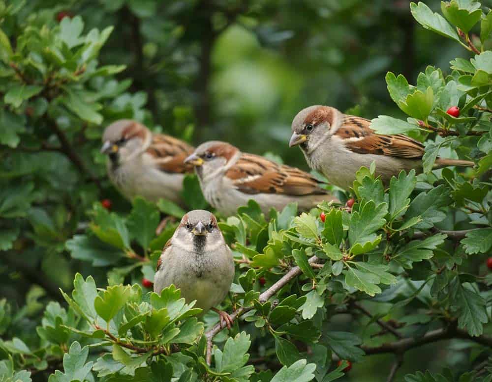 Du betrachtest gerade Spatzen aus Hecke vertreiben – Wie geht das?