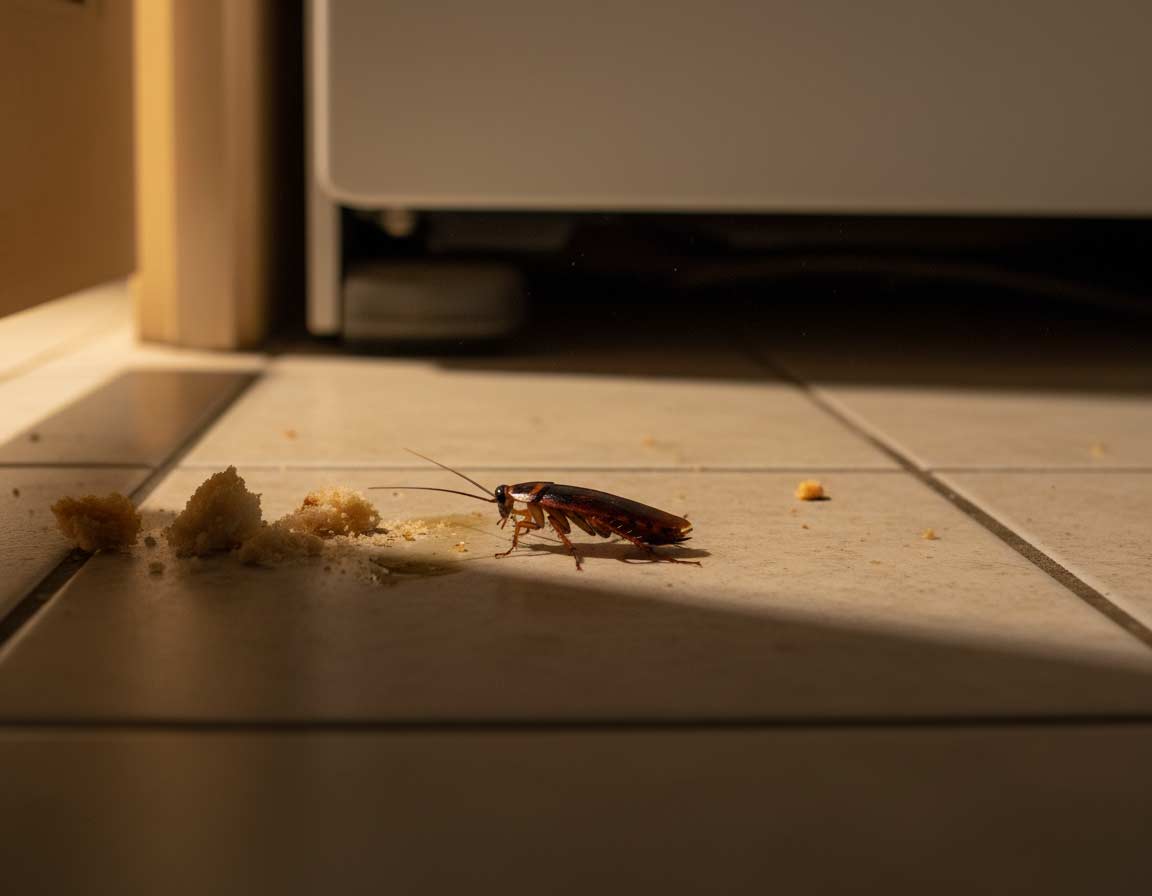 Anzeichen für Schabenbefall Kotspuren und Ootheken als Anzeichen für Schabenbefall