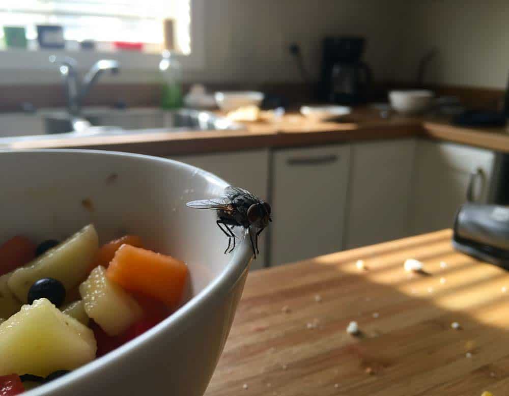 Du betrachtest gerade Fliegen in der Küche – was tun?