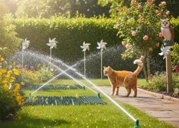 Katzen im Garten vertreiben