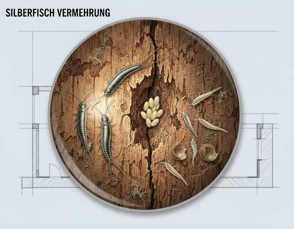 Wie vermehren sich Silberfische? Wie vermehren sich Silberfische?