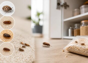 Kleine braune Käfer in der Wohnung erkennen und bekämpfen
